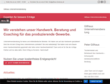 Tablet Screenshot of gillhaus-beratung.de